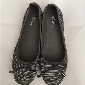 Zebra print ballet flats size 5.